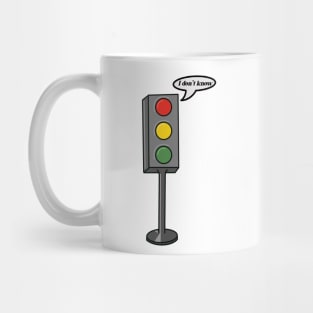 death by a thousand cuts traffic light Mug